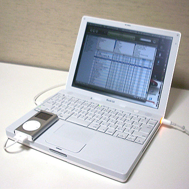 iBook 1.2GHz iPod mini